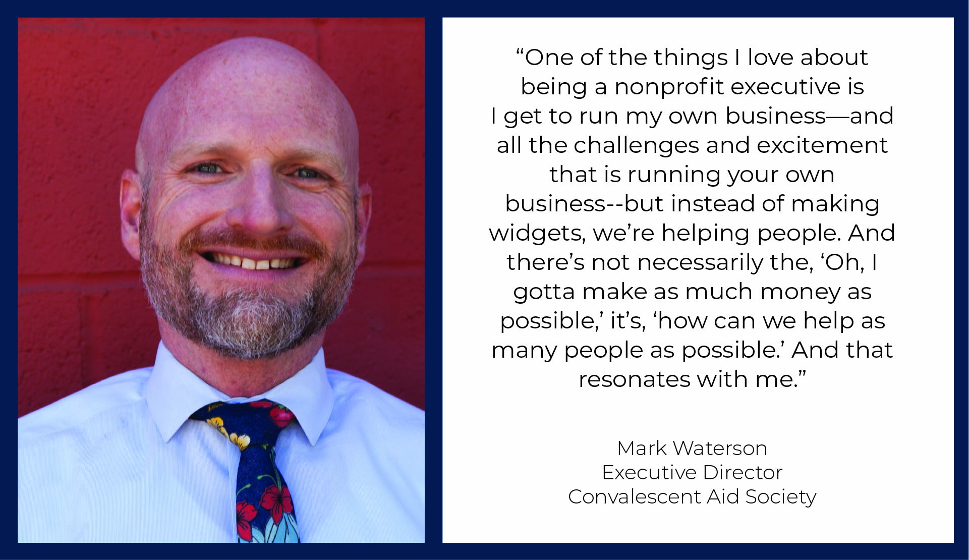 Mark Waterson - Convalescent Aid Society